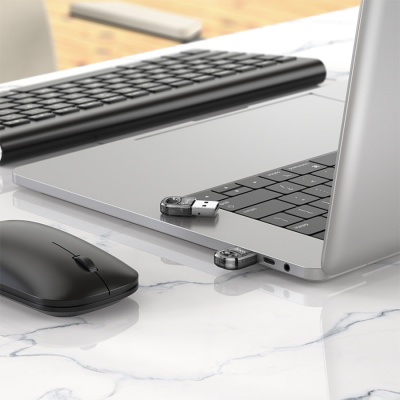 Переходник/Адаптер HOCO UA28 USB (m) - Bluetooth 5.1, черный