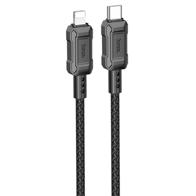 Кабель USB-C HOCO X94 Leader Type-C - Lightning, 20W, 1 м, черный