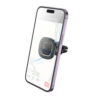 Автомобильный держатель HOCO H72 Crown, магнитный, на воздуховод, черный+серый металлик