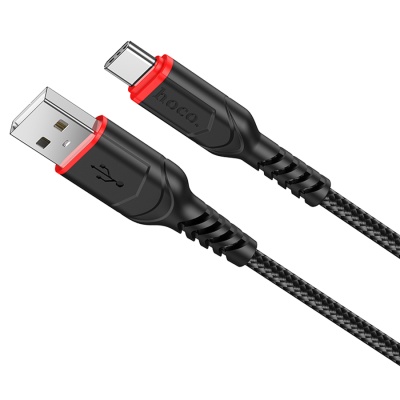 Кабель USB HOCO X59 Victory USB - Type-C, 3A, 1 м, черный