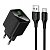 Сетевое зарядное устройство HOCO CS81A Excellent 1xUSB с Кабелем USB - Type-C, 18W, черный