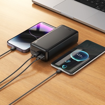 Портативный аккумулятор BOROFONE BJ78B Clever, 30000 мА⋅ч, черный