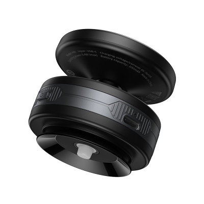 Автомобильный держатель HOCO H87 Dragon, магнитный, универсальный, черный+серый металлик