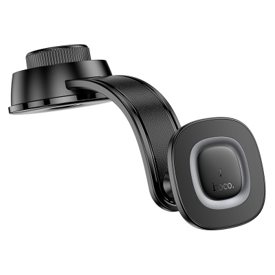 Автомобильный держатель HOCO HW31 Crown, магнитный с беспроводной зарядкой, 15W, на приборную панель, черный+серый