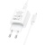 Сетевое зарядное устройство HOCO C76A Pro Majestic 1xUSB-C с Кабелем Type-C - Lightning, 30W, белый