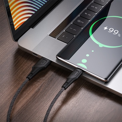 Кабель USB HOCO X58 Airy USB - Type-C, 3A, 1 м, черный