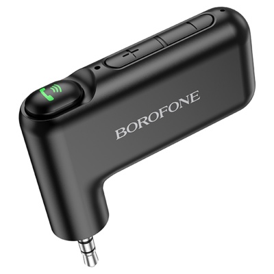 Автомобильный Bluetooth-приемник BOROFONE BC35 Wideway, 150 мАч, Jack 3.5мм/Bluetooth, черный