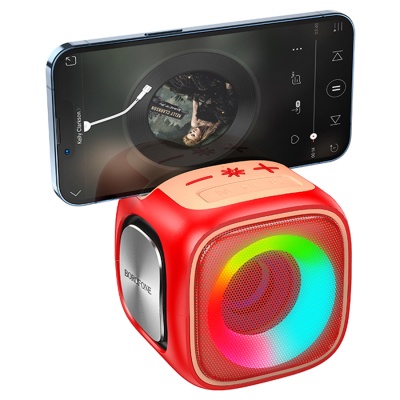 Портативная колонка BOROFONE BR29 Interest, Bluetooth, красный