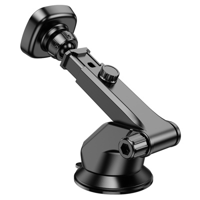 Автомобильный держатель BOROFONE BH97 NT Ice, магнитный, на приборная панель/лобовое стекло, черный+серый