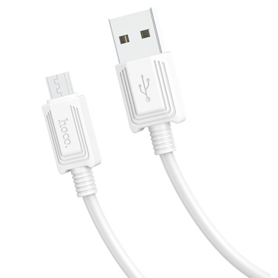 Кабель USB HOCO X73 USB - MicroUSB, 2.4А, 1 м, белый