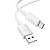 Кабель USB HOCO X107 Favor USB - Type-C, 3A, 1 м, белый