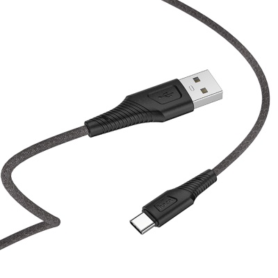 Кабель USB HOCO X58 Airy USB - Type-C, 3A, 1 м, черный