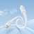 Кабель USB-C BOROFONE BX111 Feliz Type-C - Type-C, 3A, 60W, 1 м, белый