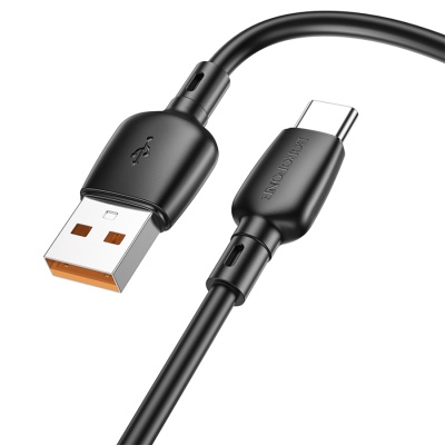 Кабель USB BOROFONE BX93 Super power USB - Type-C, 6A, 100W, 1 м, черный