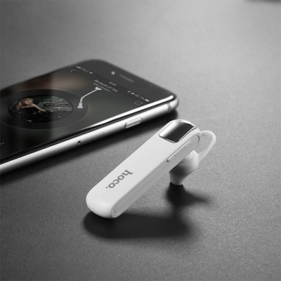 Беспроводная Bluetooth-Гарнитура HOCO E37 Gratified, Bluetooth, белый