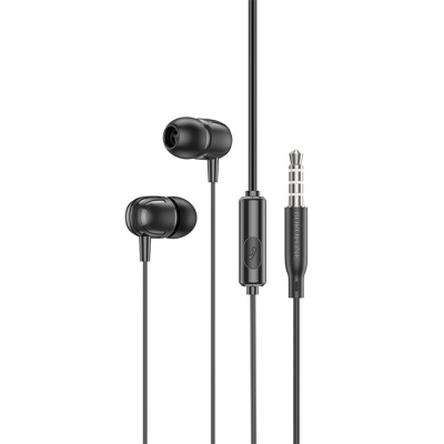 Проводные наушники BOROFONE BM77 Ascending, Jack 3.5mm, 1.2 м, черный оптом