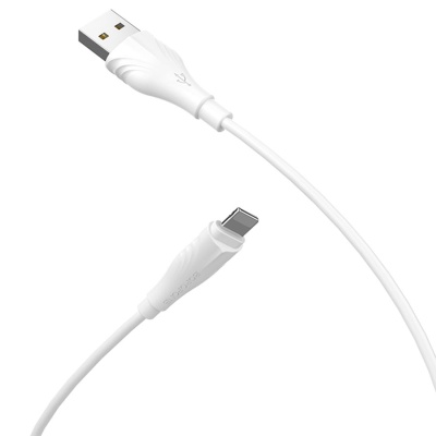 Кабель USB BOROFONE BX18 Optimal USB - Lightning, 1.6А, 2 м, белый