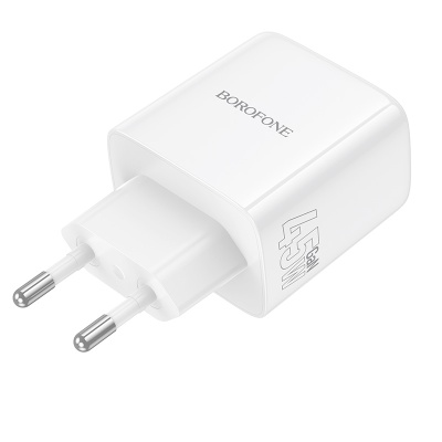 Сетевое зарядное устройство BOROFONE BN30 Cargador 1xUSB + 1xUSB-C, 45W, белый