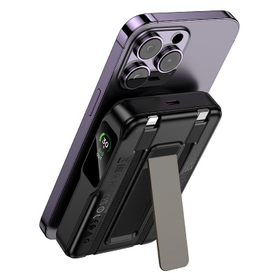 Портативный аккумулятор HOCO Q48 Core, с беспроводной зарядкой, 20W, 10000 мА⋅ч, черный