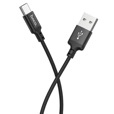 Кабель USB HOCO X14 Times speed USB - Type-C, 2А, 1 м, черный