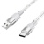 Кабель USB HOCO X99 Crystal junction USB - Type-C, 3A, 1 м, серый