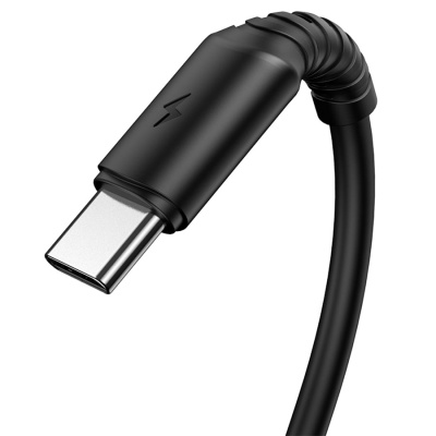Кабель USB BOROFONE BX47 Coolway USB - Type-C, 2.4А, 1 м, черный