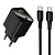 Сетевое зарядное устройство HOCO CS82A Excellent 1xUSB-C с Кабелем Type-C - Type-C, 20W, черный