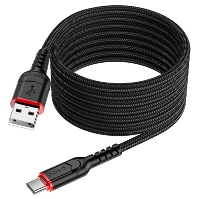 Кабель USB HOCO X59 Victory USB - Type-C, 3A, 2 м, черный