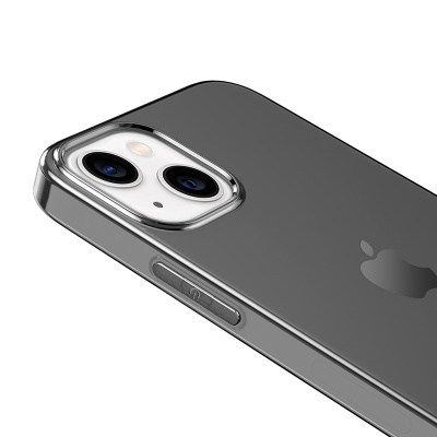 Чехол HOCO TPU Light Series для iPhone 14 Pro 6.1", темно-прозрачный