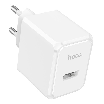Сетевое зарядное устройство HOCO CS11A Ocean 1xUSB, 2.1A, белый