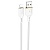 Кабель USB HOCO X95 Goldentop USB - Lightning, 2.4А, 1 м, белый