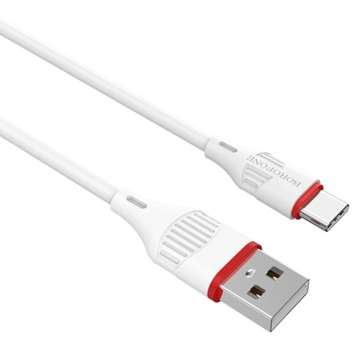 Кабель USB BOROFONE BX17 Enjoy USB - Type-C, 2А, 1 м, белый
