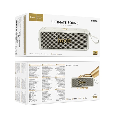 Портативная колонка HOCO HT1 Pro Marquis, Bluetooth 5.4, белый