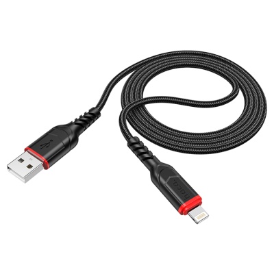 Кабель USB HOCO X59 Victory USB - Lightning, 2.4А, 1 м, черный