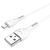 Кабель USB HOCO X37 Cool USB - MicroUSB, 2.4А, 1 м, белый