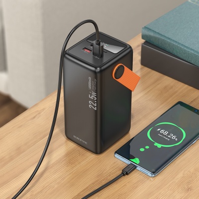 Портативный аккумулятор BOROFONE BJ66B Magnifico, 22.5W, 60000 мА⋅ч, черный