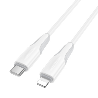 Кабель USB-C BOROFONE BX119 New Type-C - Lightning, 27W, 1 м, белый