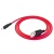Кабель USB HOCO X21 Plus Silicone USB - Lightning, 2.4А, 1 м, красный+черный