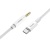 Аудиокабель HOCO UPA19 AUX Jack 3,5 (m) - Type-C (m), 1 м, серебристый