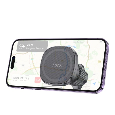 Автомобильный держатель HOCO H34 Cheetah, магнитный, на воздуховод, черный