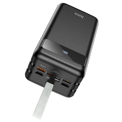 Портативный аккумулятор HOCO J86B Power Master, 3A, 60000 мА⋅ч, черный