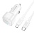 Автомобильное зарядное устройство BOROFONE BZ34A Cloud, 1xUSB-C с Кабелем Type-C - Lightning, 20W, белый