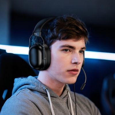 Проводные наушники HOCO W113 Dynamic, USB, 2 м, черный