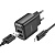Сетевое зарядное устройство HOCO C141A Smart 2xUSB с Кабелем USB - Lightning, 2.1A, черный