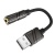 Переходник/Адаптер BOROFONE BV23 Dignity USB2.0 (m) - Jack 3,5 (f), 15 см, черный