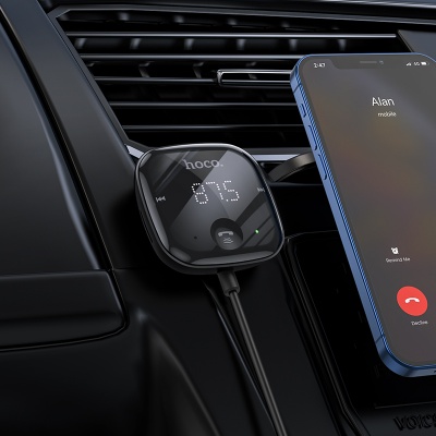 Автомобильный Bluetooth-приемник HOCO E65 Unity Car, черный