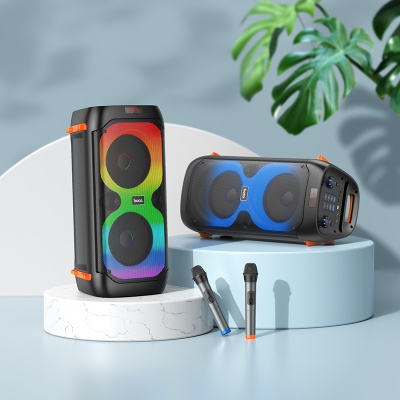 Портативная колонка HOCO BS53 Manhattan, Bluetooth 5.1, черный