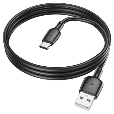 Кабель USB BOROFONE BX93 Super power USB - Type-C, 3A, 27W, 1 м, черный