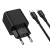 Сетевое зарядное устройство HOCO CS82A Excellent 1xUSB-C с Кабелем Type-C - Lightning, 20W, черный