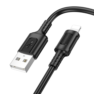 Кабель USB BOROFONE BX111 Feliz USB - Lightning, 2.4А, 1 м, черный
